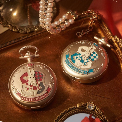 CUTE RUMOR | Wonderland Tea Party Pocket Watch Blush